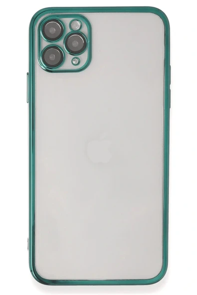 LitaeTrend iPhone 11 Pro Max Kılıf Lensli Silikon - Yeşil ürün görseli 1
