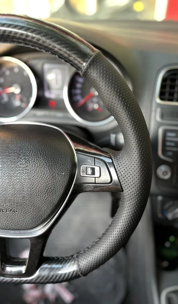 Golf 7 Jetta Passat Tiguan Polo F1 Araca Özel Direksiyon Kılıfı AÇIKLAMIMIZI OKUYUNUZ! - Resim 4