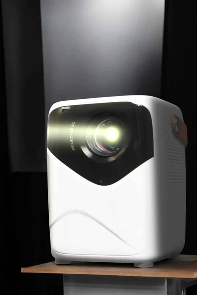 LitaeTrend Taşınabilir Android Projeksiyon Wifi Destekli 4K Multimedia Tabanlı Ev Ve Ofis Tipi - Resim 2