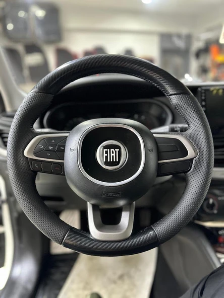 Fiat Egea 2015-2019 Araca Özel Direksiyon Kılıfı AÇIKLAMIMIZI OKUYUNUZ! ürün görseli