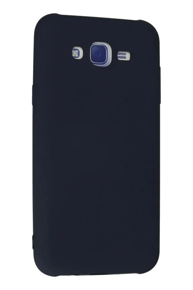 LitaeTrend Samsung Galaxy J7 Kılıf Nano içi Kadife Silikon - Lacivert - Resim 3