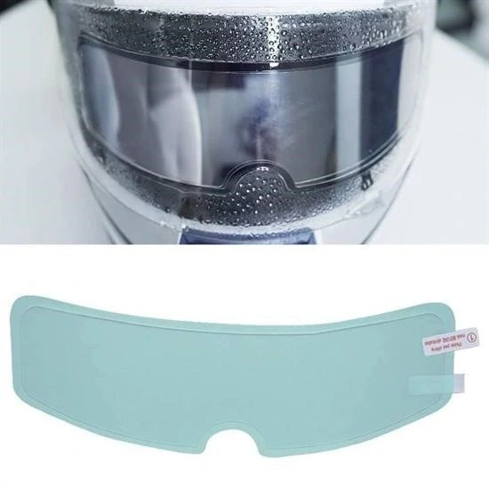 BUFFER® Buğu Önleyici Motosiklet Kaskı Vizörü Su Geçirmez Dayanıklı Çizik Koruma Lens Filmi ürün görseli
