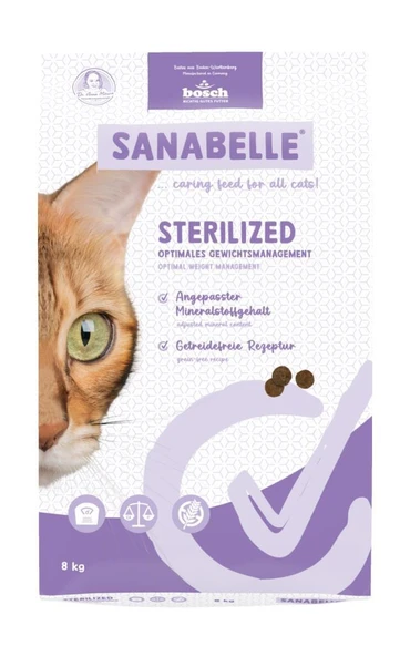 Sanabelle Sterilised Kısırlaştırılmış Kedi Maması 8 Kg ürün görseli