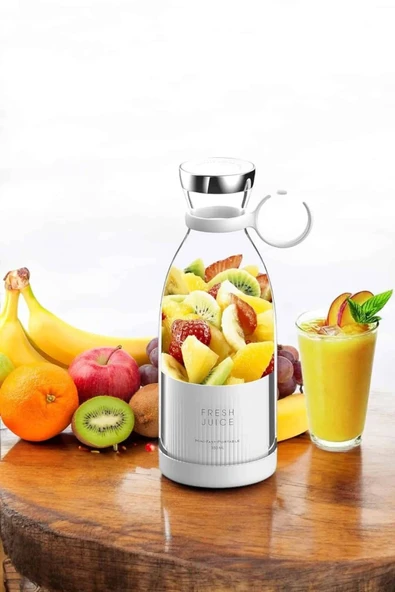 LitaeTrend El Blender Bardak Blender Şarjlı Taşınabilir Meyve Sıkcağı Smoothie - Resim 3