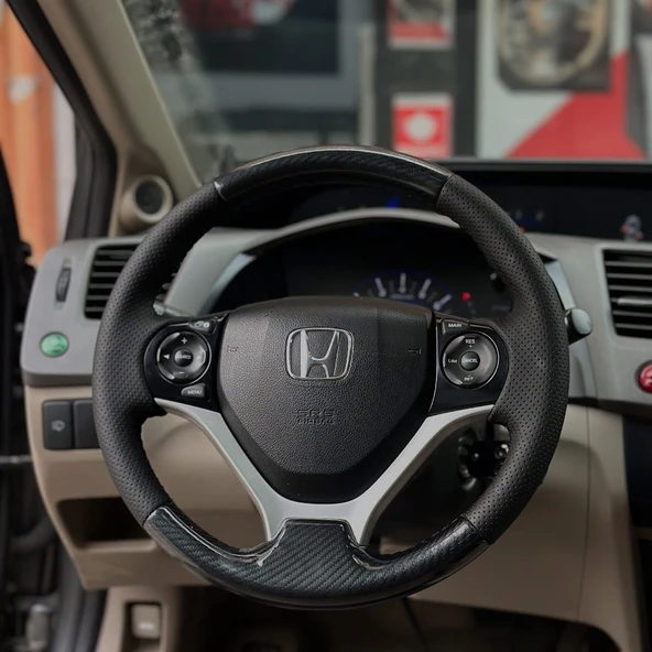 Honda Civic Fb7 Araca Özel Direksiyon Kılıfı AÇIKLAMIMIZI OKUYUNUZ! ürün görseli