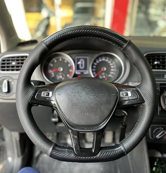 Golf 7 Jetta Passat Tiguan Polo F1 Araca Özel Direksiyon Kılıfı AÇIKLAMIMIZI OKUYUNUZ! ürün görseli