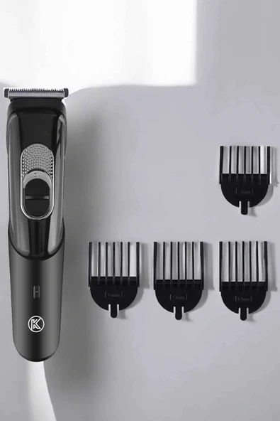 LitaeTrend Saç Sakal Lazer Epilasyon Öncesi Tüy Kısaltma Makinesi Unısex 4 Taraklı - Resim 5