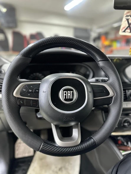 Fiat Egea 2015-2019 Araca Özel Direksiyon Kılıfı AÇIKLAMIMIZI OKUYUNUZ! - Resim 2