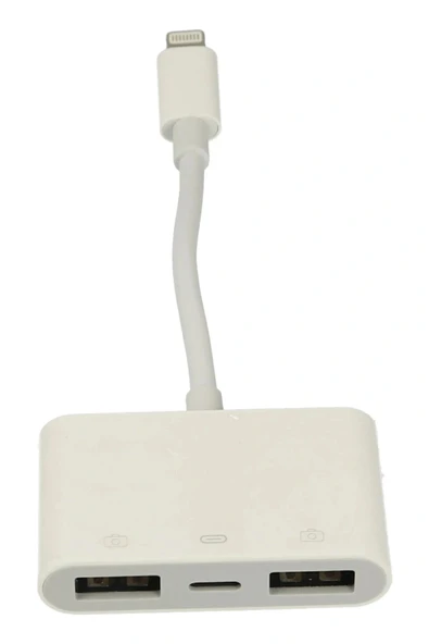 LitaeTrend APR23 Iphone Otg 3in1 - Beyaz - Resim 2