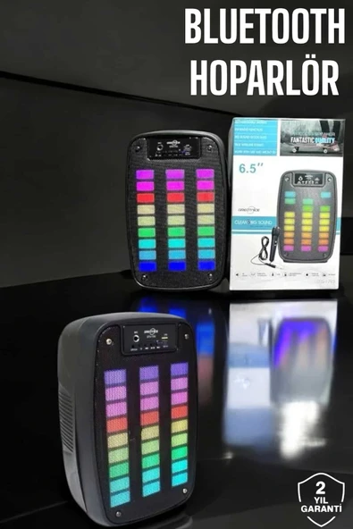 LitaeTrend Bluetooth  Hoparlör Mikrofonlu Speaker Taşınabilir Şarjlı ürün görseli 1