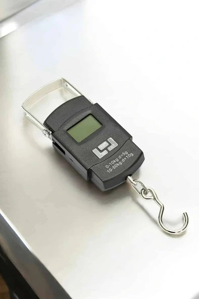 LitaeTrend Ağırlık Ölçer 50 Kg El Terazisi El Kantarı Pilli Led Ekran - Resim 3