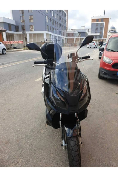 MOTOCAM Apachi Ventro 150 Siperlik Ön Cam 2023-2025 Model 65cm Şeffaf Renkli 4mm - Resim 2