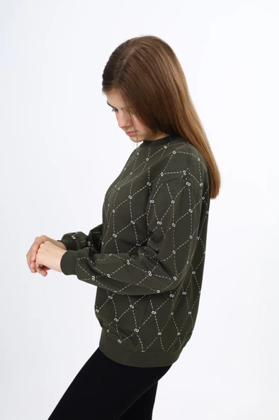 Toontoy Kız Çocuk Baskılı Sweatshirt - Resim 11