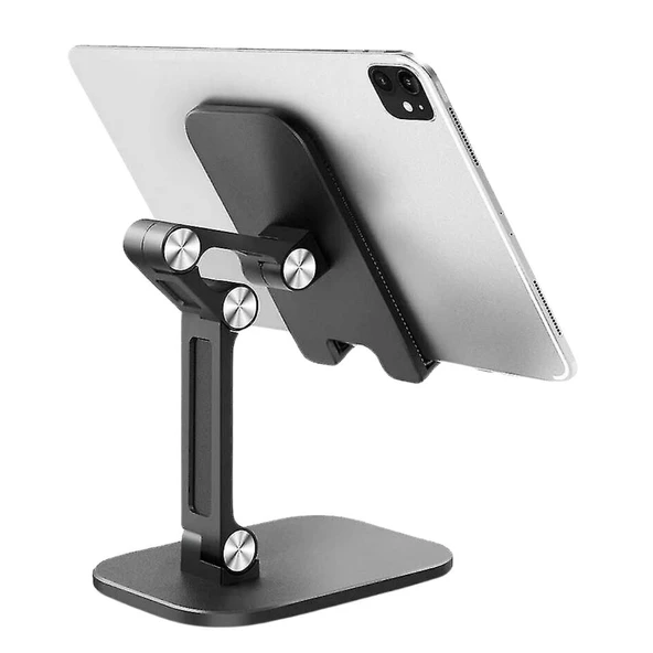 Plastik Ayarlanabilir Kaydırmaz Taban Telefon Tablet Standı (5284) - Resim 7
