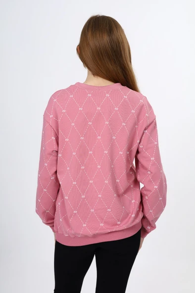 Toontoy Kız Çocuk Baskılı Sweatshirt - Resim 10