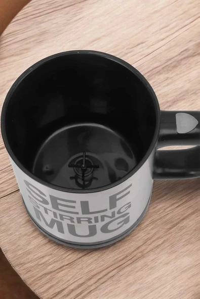 LitaeTrend Yazılı Mug Kupa Karıştırıcı Özelliği Ve Paslanmaz Çelik - Resim 5