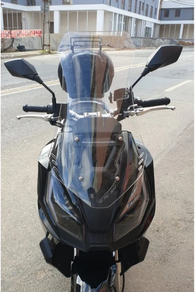 MOTOCAM Apachi Ventro 150 Siperlik Ön Cam 2023-2025 Model 65cm Şeffaf Renkli 4mm ürün görseli