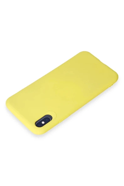 LitaeTrend iPhone X Kılıf First Silikon - Sarı - Resim 3