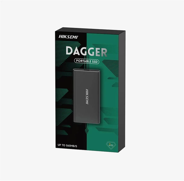 Hiksemi 512Gb Dagger T200N Mini Usb 3.2 Taşınabilir SSD - Resim 2