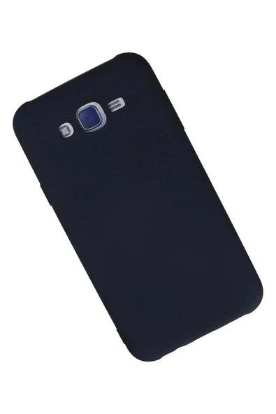 LitaeTrend Samsung Galaxy J7 Kılıf Nano içi Kadife Silikon - Lacivert - Resim 2