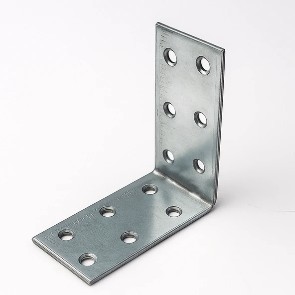 L Demir Gönye (25 ADET) 30x60x60 mm Metal Mobilya Bağlantı Aparatı Raf Köşe Sabitleme Demiri ürün görseli