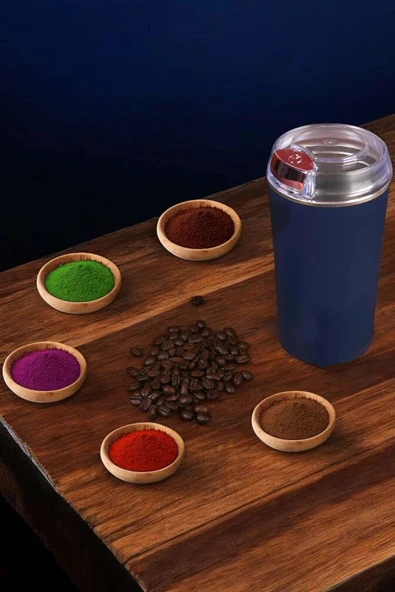 LitaeTrend Kahve Ve Baharat Öğütücü Dayanıklı Paslanmaz Çelik Kolay Kullanım - Resim 4