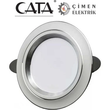 Cata Ct 5257 Beyaz Kasa Zebra LED Spot 6W 3 Renkli - Resim 2
