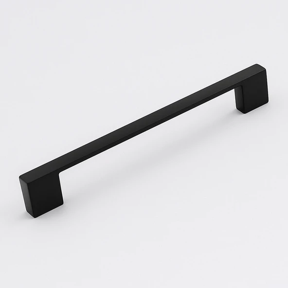 Köprü 160 mm Siyah Metal Kulp Mobilya Çekmece Dolap Kapak Kulpu Dayanıklı Kulbu Kulpları Siyah - Resim 8