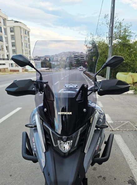 MOTOCAM Arora GS 525 Siperlik Ön Cam 2022-2025 Model 51cm Füme Renkli 4mm ürün görseli