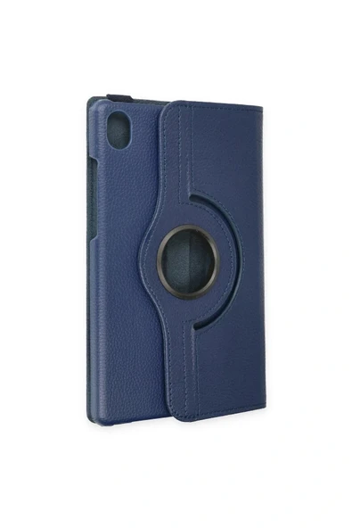 LitaeTrend Lenovo Tab M8 Kılıf 360 Tablet Deri Kılıf - Lacivert ürün görseli 1