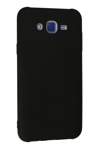 LitaeTrend Samsung Galaxy J7 Kılıf Nano içi Kadife Silikon - Siyah - Resim 3