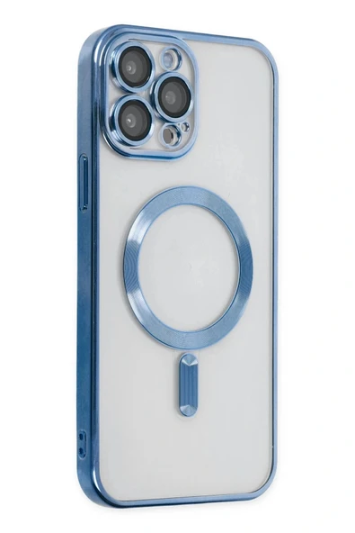 LitaeTrend iPhone 13 Pro Kılıf Kross Magneticsafe Kapak - Sierra Blue - Resim 2