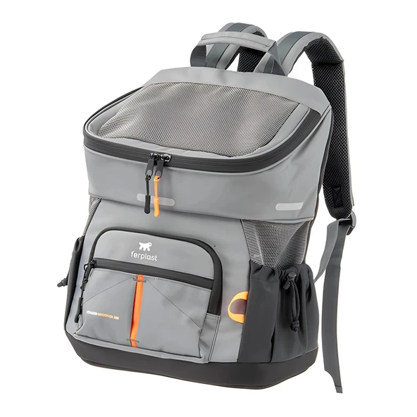 Ferplast Voyager 400 Evcil Hayvan Taşıma Çantası Gri 33x23x41cm ürün görseli