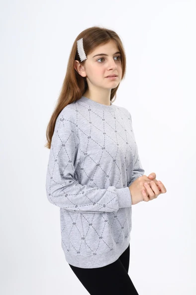 Toontoy Kız Çocuk Baskılı Sweatshirt - Resim 7