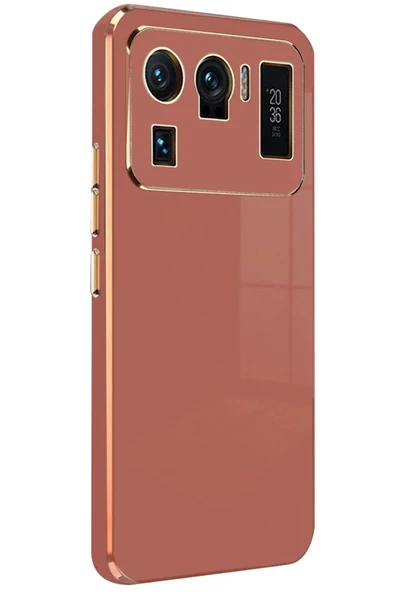 LitaeTrend Xiaomi Mi 11 Ultra Kılıf Volet Silikon - Kırmızı - Resim 3