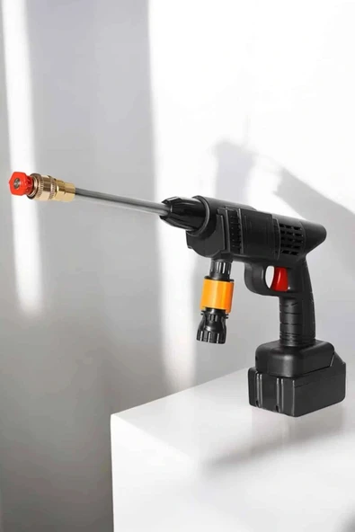 LitaeTrend Yeni Nesil Araç Yıkama Şarjlı Tabancası Basınçlı Su Hazneli - Resim 5