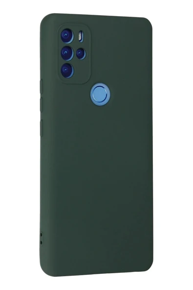 LitaeTrend General Mobile GM 21 Pro Kılıf Nano içi Kadife Silikon - Koyu Yeşil - Resim 2