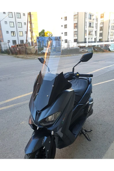 MOTOCAM Revolt RSX5 Siperlik Ön Cam 2022-2025 Model 78cm Şeffaf Renkli 4mm - Resim 3