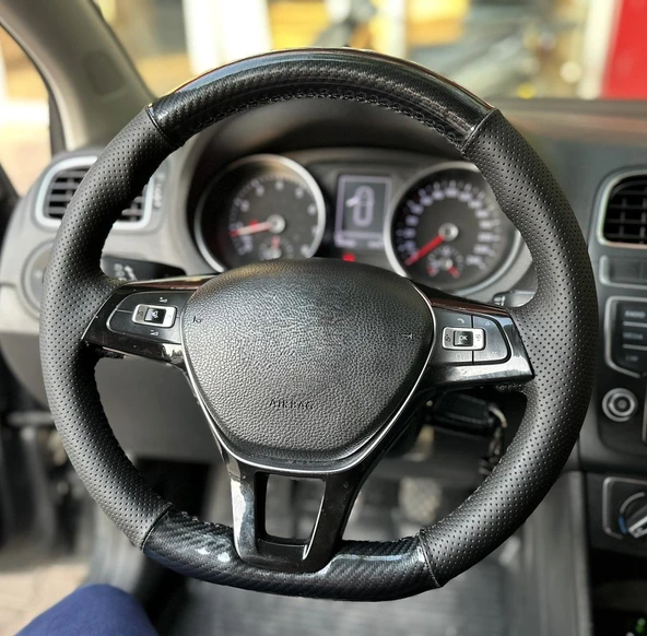 Golf 7 Jetta Passat Tiguan Polo F1 Araca Özel Direksiyon Kılıfı AÇIKLAMIMIZI OKUYUNUZ! - Resim 2