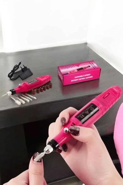 LitaeTrend Nasır Temizleyici Manikür Pedikür Seti Elektrikli USB Girişli - Resim 2