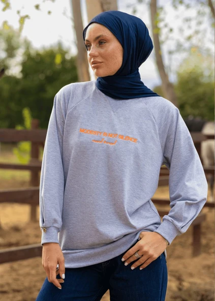 Tesettür Eşofman Üstü -Silence - Resim 5