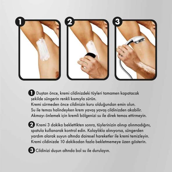 Sesu Tüy Dökücü Krem For Men 100 ml - Resim 2