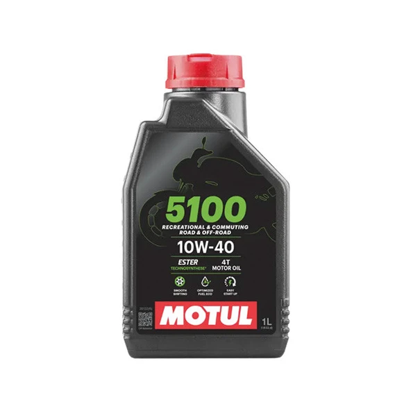 MOTUL MOTOSİKLET  5100 10W40 4T 1Litre ürün görseli 1