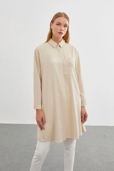 T-1327 ZÜHRE SHON TUNİK - Resim 7