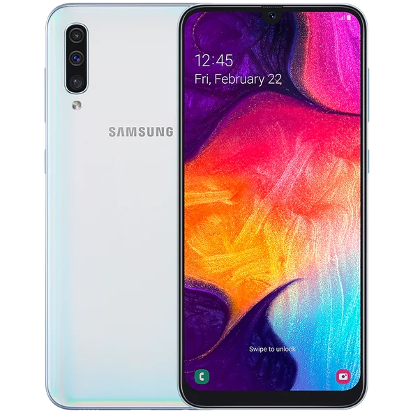 Yenilenmiş Samsung Galaxy A50 64 GB Beyaz Cep Telefonu (12 Ay Garantili) - B Kalite ürün görseli
