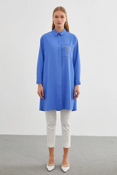 T-1327 ZÜHRE SHON TUNİK ürün görseli 1