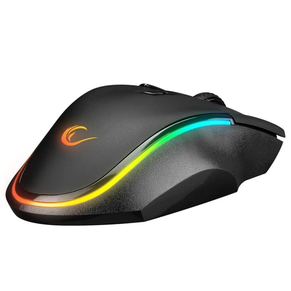 Rampage SMX-G72 GREEDY V2 8 Tuşlu Double Click Real RGB Ledli Makrolu 12800 DPI Gaming Oyuncu Mouse - Resim 5