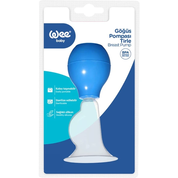 Wee Baby Silikon Göğüs Pompası Tirle - Resim 3