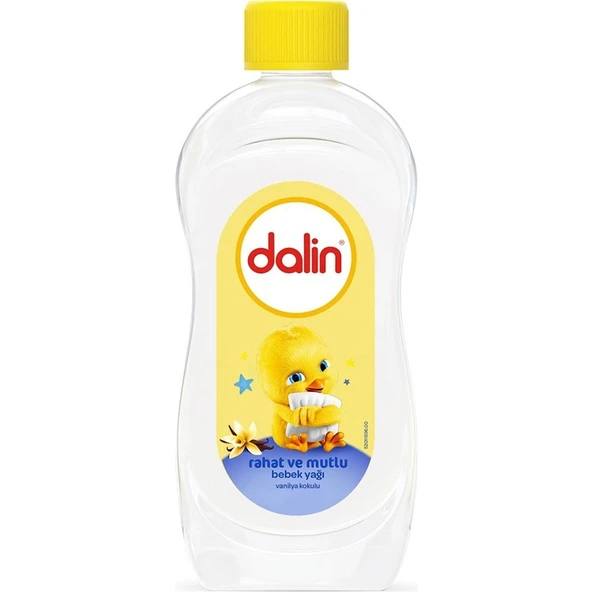 Dalin Rahat ve Mutlu Vanilya Kokulu Bebek Yağı 200 ml ürün görseli 1