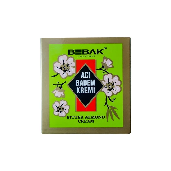 Bebak Acı Badem Nemlendirici Cilt ve Bakım Kremi Kavanoz 70 ml - Resim 2